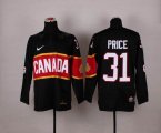 2014 NHL Canada team PRICE 31 Black hockey jerseys