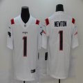 Patriots #1 Newton Nike white Color Rush Limited Jersey