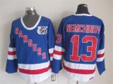 Reebok New York Rangers #13 Nemchinov blue CCM ice hockey Jerseys 75th patch