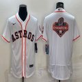 Nike Houston Astros blank white Flexbase Authentic Collection Jersey Champions-BD