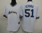 Seattle Mariners 51 Ichiro White M&N mlb jerseys