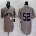 Nike New York Yankees #52 gray majestic baseball Jersey-BD 01