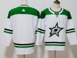 Adidas Dallas Stars blank white NHL Hockey Jerseys