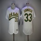 Oakland Athletics #33 Jose Canseco white Flexbase Authentic Collection Jersey