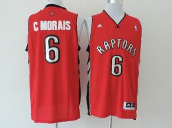 Adidas NBA Toronto Raptors Carlos Morais Red basketball Jersey