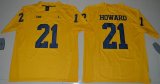 Jordan Brand Michigan Wolverines Desmond Howard 21 College Football Limited Jersey - Yellow