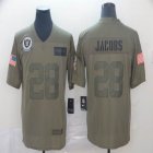 Oakland Raiders #28 Josh Jacobs Nike Camo 2019 Salute to Service Retired Limited Jersey