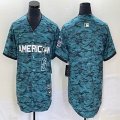 American League Seattle Mariners blank Nike Teal 2023 MLB All-Star Game Vapor Premier Elite Player Jersey