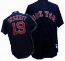 Boston Red Sox BECKETT dark 19 blue mlb jersey