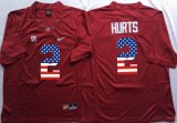 Georgia Bulldogs #3 Todd Gurley II red usa flag college football jersey