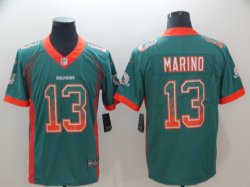 Miami Dolphins #13 Dan Marino Nike green drift Color Rush Limited Jersey