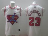 nba Jordan #23 FLIGHTMAN white ncaa basketball jerseys