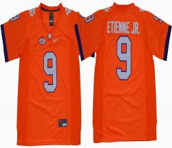 Clemson Tigers #9 Travis Etienne Jr. College Football Limited Jersey - Orange