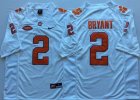 Clemson Tigers #2 Kelly Bryant College Football Jersey - White