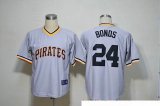 Pittsburgh Pirates #24 Barry Bonds Grey MLB Jerseys