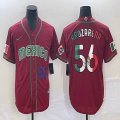 2023 World Cup Mexico #56 Randy Arozarena red majestic baseball jerseys 39