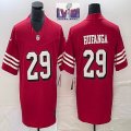 Nike San Francisco 49ers #29 Talanoa Hufanga red Nike Scarlet Vapor F.U.S.E. Limited Jersey-BD 03