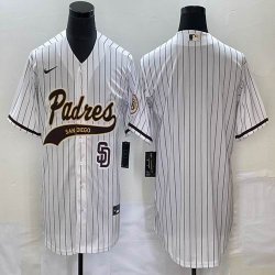 Nike San Diego Padres blank white majestic baseball jersey Joint name -BD 01