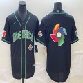 2023 World Cup Mexico blank black new majestic MLB baseball Jerseys-BD 10