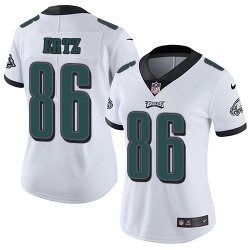 Women Nike Philadelphia Eagles #86 Zach Ertz white Color Rush Limited Jersey