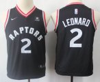 Youth Nike Toronto Raptors #2 Kawhi Leonard black Stitched NBA Jerseys