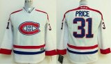 Montreal Canadiens #31 Carey Price White kid reebok nhl Jersey