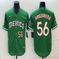 2023 World Cup Mexico #56 Randy Arozarena green majestic baseball jerseys 22