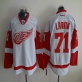 Detroit Red Wings #71 Dylan Larkin white nhl hockey Jersey