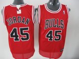 Chicago Bulls 45# Jordan Red NBA Jersey