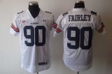 NCAA FAIRLEY 90 white jerseys