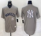 Nike New York Yankees blank gray MLB baseball Jersey -BD 09