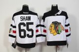 New Chicago Blackhawks Andrew Shaw 65 white Ice hockey jerseys