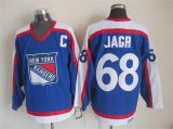 2015 New York Rangers #68 Jaromir Jagr Blue new hockey Jersey C patch