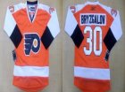 Philadelphia Flyers 30 BRYZGALOV orange nhl jersey