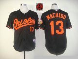 Baltimore Orioles #13 Manny Machado Black Hall OF FAME patch MLB Jerseys