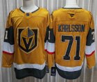 Vegas Golden Knights #71 William Karlsson gold hockey Jersey