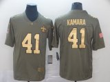 New Orleans Saints #41 Alvin Kamara Nike Olive 2019 Salute to Service Limited Jersey