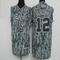 San Antonio Spurs #12 LaMarcus Aldridge camo basketball jersey