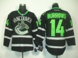 NHL Vancouver Canucks 14 BURROWS Black Jerseys