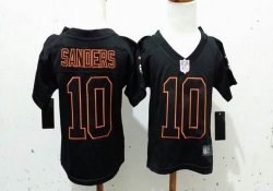 Toddler Nike Denver Broncos #10 Emmanuel Sanders Lights Out Black Stitched NFL Jersey