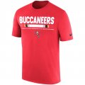 Tampa Bay Buccaneers Nike Sideline Legend Staff Performance T-Shirt - Red