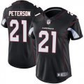 Women Cardinals #21 Patrick Peterson black nike Color Rush Limited Jersey