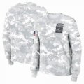 New York Jets Nike Arctic Camo 2024 Salute To Service Performance Long Sleeves T-Shirt