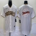 Nike San Diego Padres blank white majestic baseball jerseys big logo 03