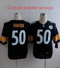 Customized Nike Steelers Black Elite nfl children Jersey