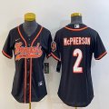 Women Nike Cincinnati Bengals #2 Evan McPherson black baseball jerseys Joint name-BD