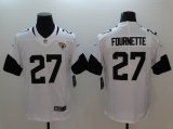 Jacksonville Jaguars #27 Leonard Fournette white nike Color Rush Limited Jersey-BD