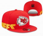 2023 Chiefs red NFL Snapback Hats-YD 03