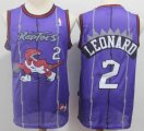 Nike Toronto Raptors #2 Kawhi Leonard purple throwback Stitched NBA Jerseys-S8