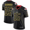 Nike Kansas City Chiefs #15 Patrick Mahomes II black fashion Color Rush Limited Jersey